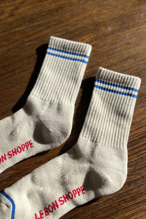 Boyfriend Socks - Ice - Image 5