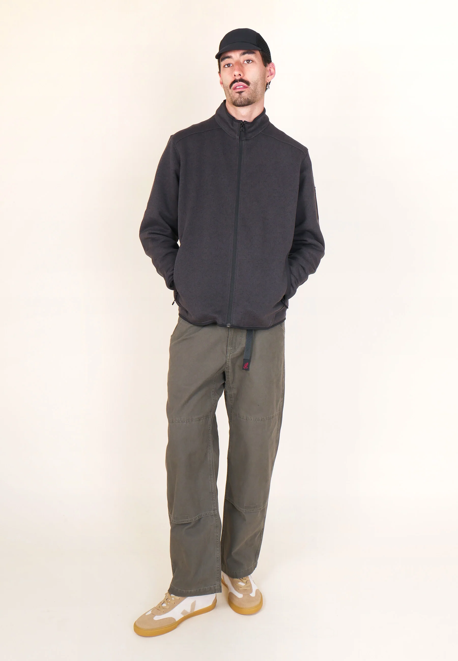 Covert Cardigan - Black Heather II - Image 3